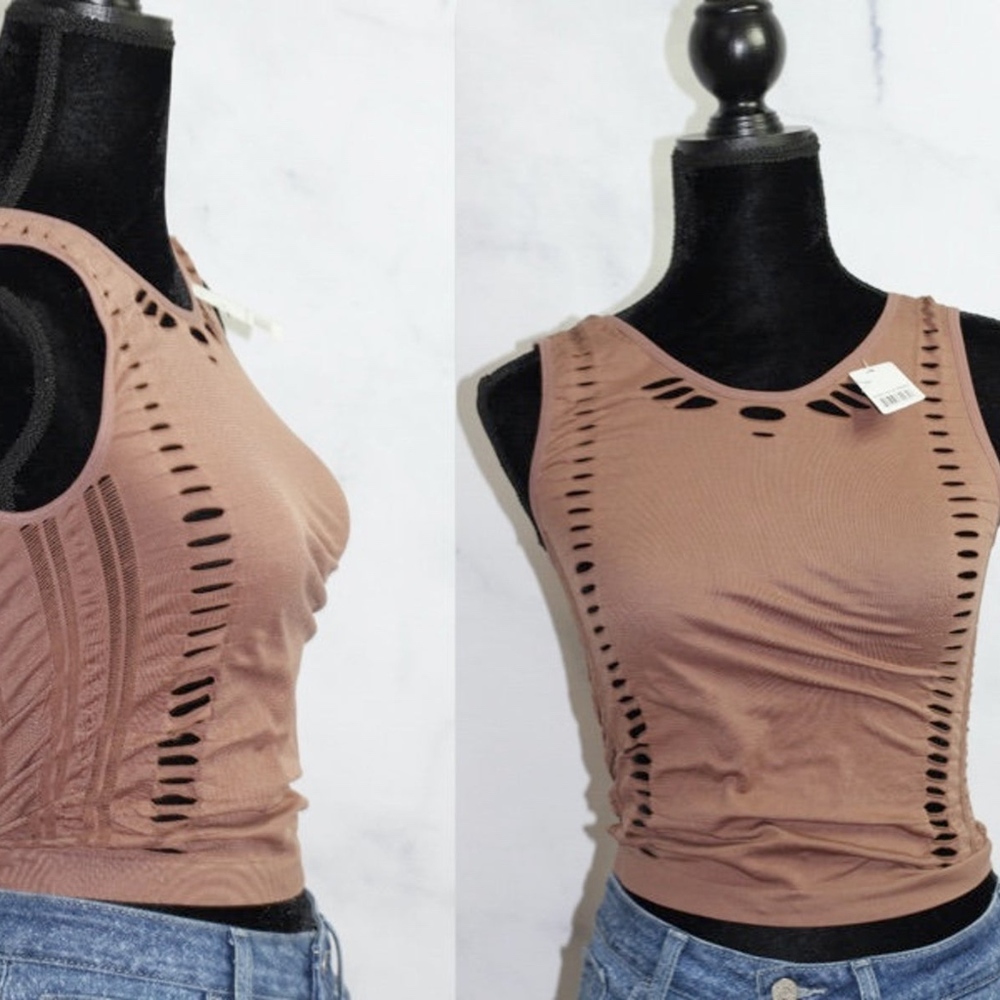 Selina Seamless Series Brown Top (s)
